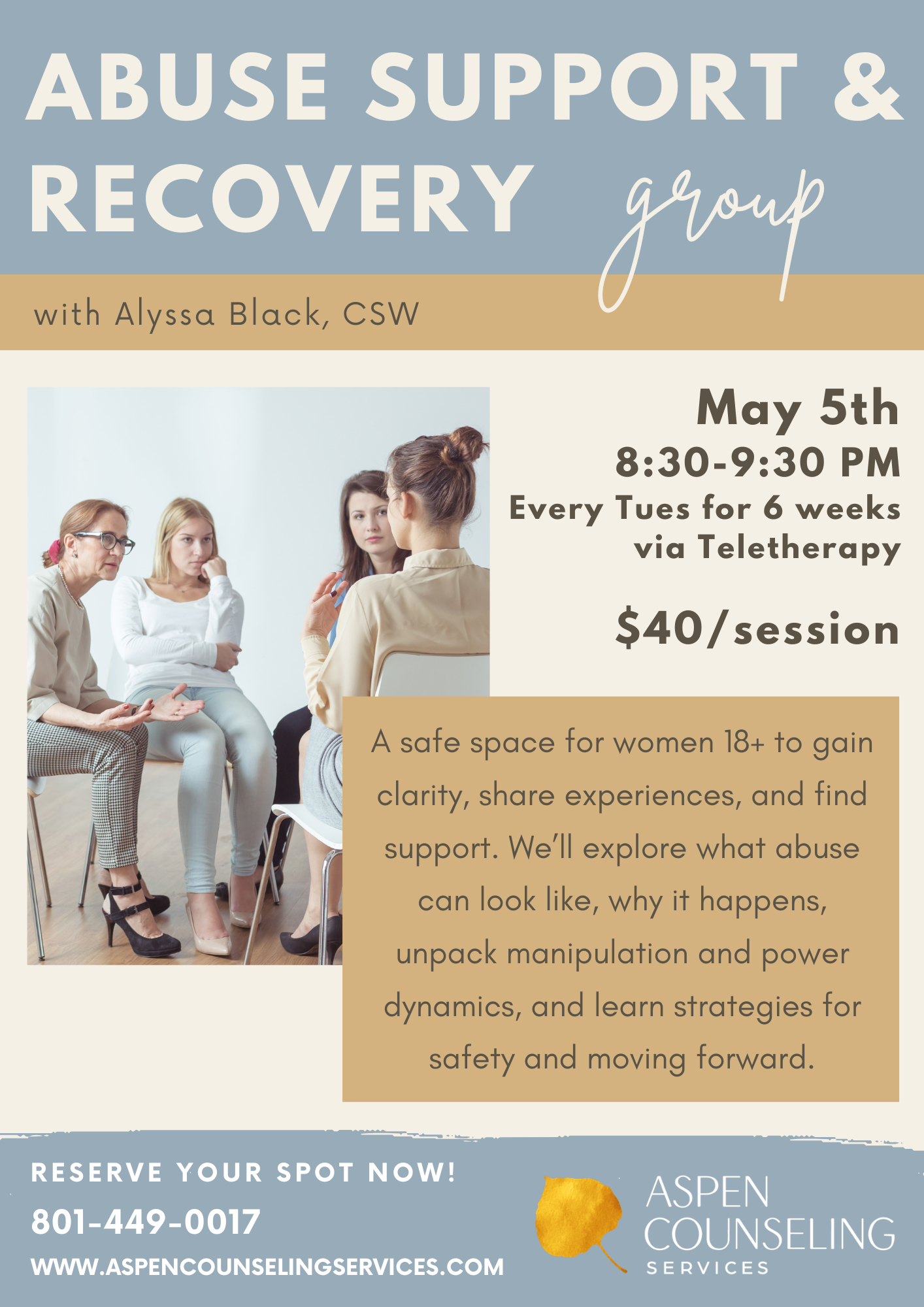 Abuse and Recovery Flyer