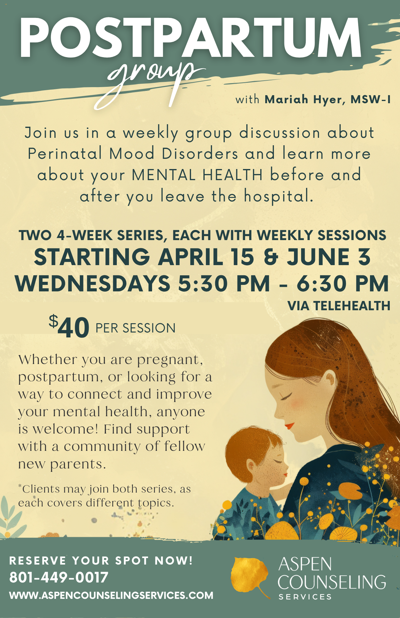 Postpartum Group Flyer