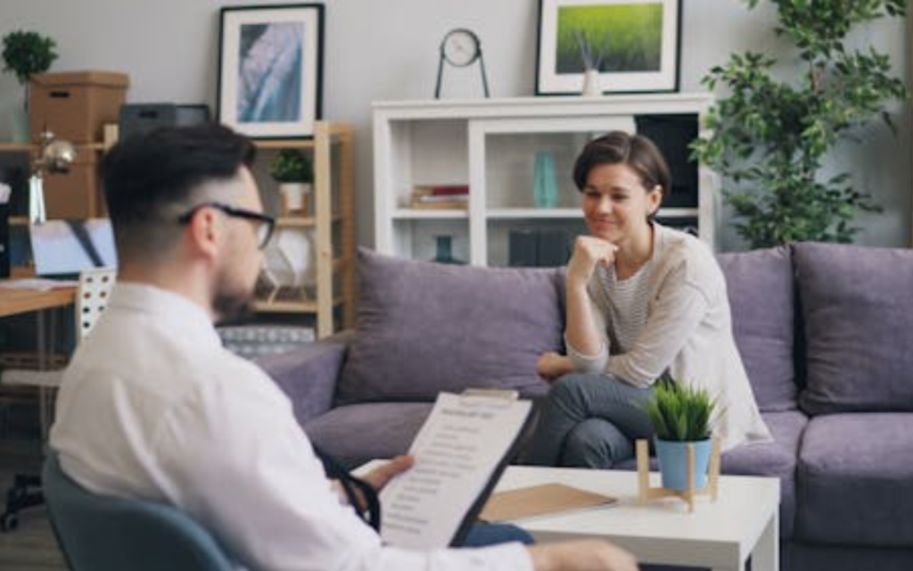 Visit with a counselor or therapist in a comforting enviroment